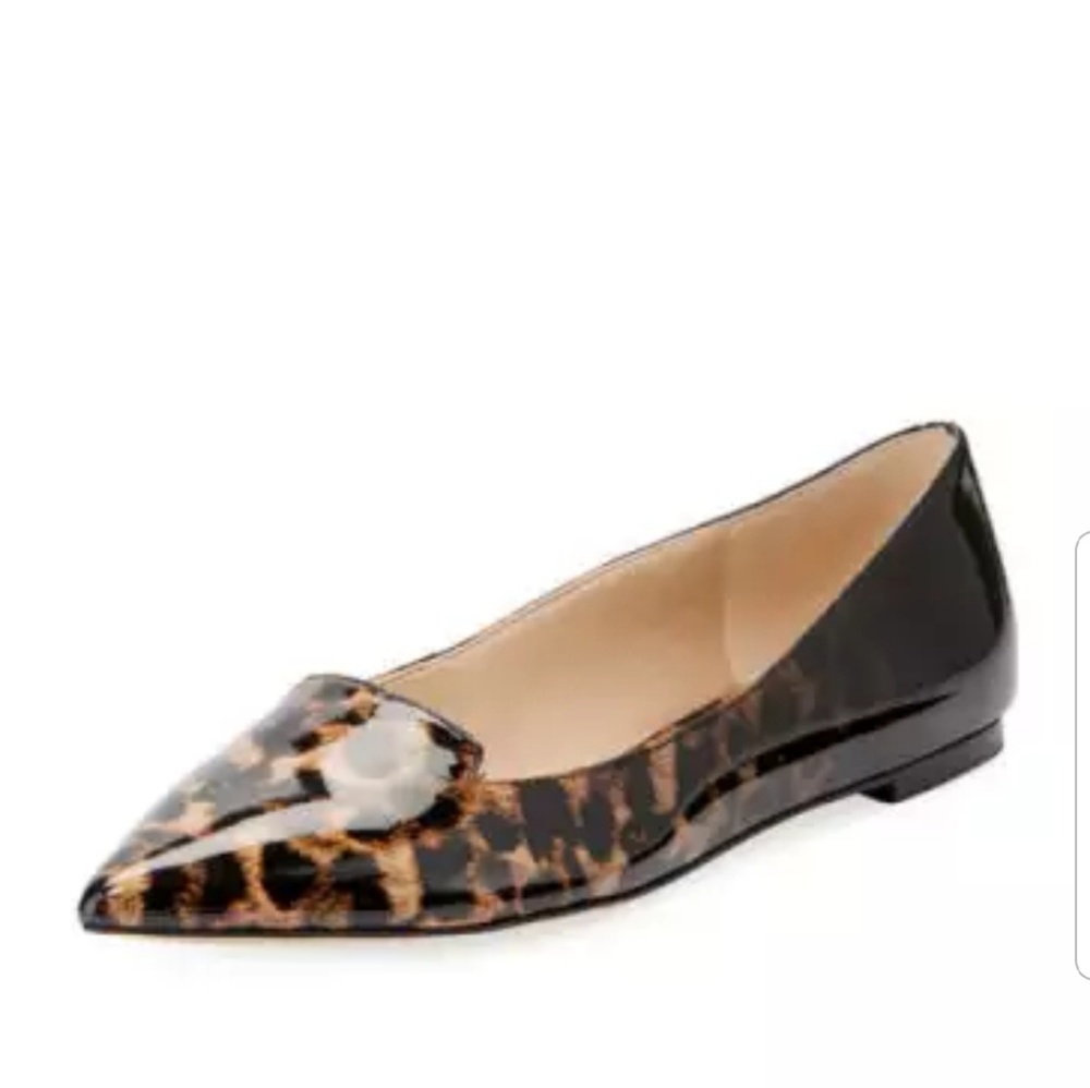 NIB Karl Lagerfeld Ombre Leopard flats